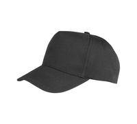 Result Genuine Recycled Baseball - Kappe für Kinder aus recyceltem Polyester Schwarz