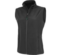 Result Genuine Recycled Damen 2-Lagen Softshell Gilet 'Printable' Bodywarmer R902F black S