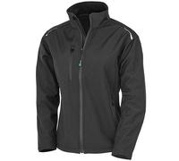 Result Genuine Recycled Damen Women Softshell - Jacke mit Brusttasche r.2XL Schwarz S