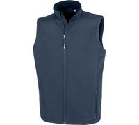 Result Genuine Recycled Herren 2-Lagen Softshell Gilet 'Printable' Bodywarmer R902M navy XL