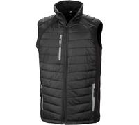 Result Genuine Recycled Herren Hybrid Gilet 'Black Compass' Bodywarmer R238X black/grey XS