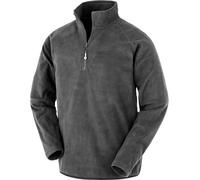 Result Genuine Recycled Herren Microfleece Pullover mit 1/4 Zip Sweatshirt R905X grey L