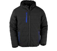 Result Genuine Recycled Herren Winter Jacke 'Black Compass' Winter-Jacke R240X black/royal S