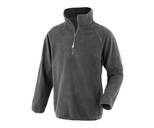 Result Genuine Recycled Kinder Junior Fleecepullover recycelt Grau L (140/152)