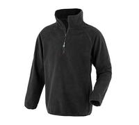 Result Genuine Recycled Kinder Junior Fleecepullover recycelt Schwarz M (128/140)