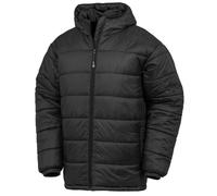 Result Genuine Recycled Unisex Erwachsene Recycled Padded Parka, Schwarz , M