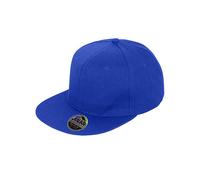 Result Headwear - Bronx Original Flat Peak Snapback Cap Sapphire Blue - Gr. - One Size