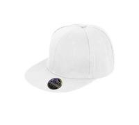 Result Headwear - Bronx Original Flat Peak Snapback Cap White - Gr. - One Size