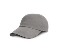 Result Headwear - Heavy Brushed Cotton Cap Grey - Gr. - One Size