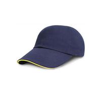Result Headwear - Heavy Brushed Cotton Cap Navy - Gr. - One Size
