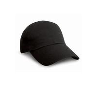 Result Headwear - Heavy Cotton Drill Pro Style Cap Black - Gr. - One Size