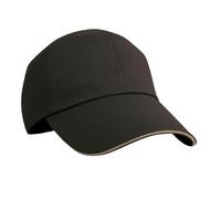 RH38 Result Headwear Kappe Fischgrätmuster