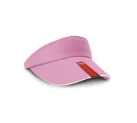 Result Headwear - Herringbone Sun Visor With Sandwich Peak Pink - Gr. - One Size