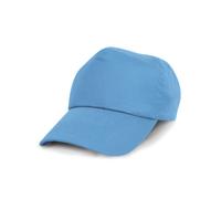 Result Headwear - Junior Cotton Cap Sky - Gr. - One Size