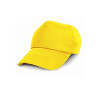 Result Headwear - Junior Cotton Cap Yellow - Gr. - One Size