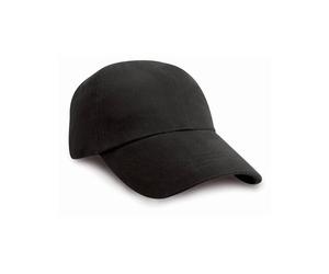 Result Headwear - Junior Heavy Brushed Cotton Cap Black - Gr. - One Size