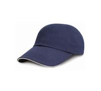 Result Headwear - Junior Heavy Brushed Cotton Cap Navy - Gr. - One Size