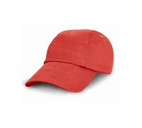 Result Headwear - Junior Low Profile Cotton Cap Red - Gr. - One Size