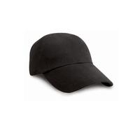 Result Headwear - Low Profile Heavy Brushed Cotton Cap Black - Gr. - One Size