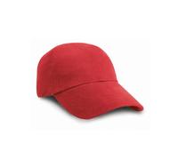 Result Headwear - Low Profile Heavy Brushed Cotton Cap Red - Gr. - One Size
