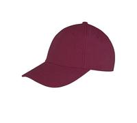 Result Headwear - Memphis Brushed Cotton Low Profile Cap Burgundy - Gr. - One Size