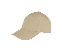Result Headwear - Memphis Brushed Cotton Low Profile Cap Khaki - Gr. - One Size