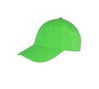 Result Headwear - Memphis Brushed Cotton Low Profile Cap Lime - Gr. - One Size