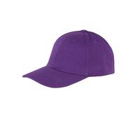 Result Headwear - Memphis Brushed Cotton Low Profile Cap Purple - Gr. - One Size