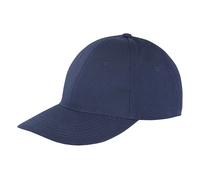 RH91 Result Headwear Kappe Memphis Flache Sandwich-Peak-Kappe aus gebürsteter Baumwolle Navy One Size