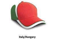 Result Headwear - National Cap Italy Red - Gr. - One Size