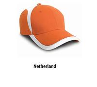 Result Headwear - National Cap Netherland Orange - Gr. - One Size