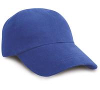 Result Headwear Kappe – niedriges Profil, gebürsteter Baumwoll-Drill – Royal – Einheitsgröße