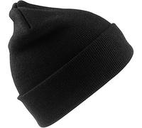 Result Headwear Wollmütze für Herren, 3 m, Thinsulate-Isolierung, regenfeste Kappen, Schwarz, Einheitsgröße
