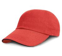 RH24P Result Headwear Kappe Sandwich-Schirm in Kontrastfarben Red One Size