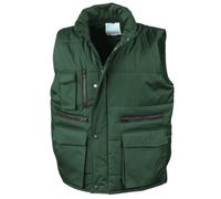 Result Herren Lance Bodywarmer / Weste mit zahlreichen Taschen, winddicht, wasserabweisend 3XL,Flaschengrün