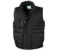 Result Herren Lance Bodywarmer / Weste mit zahlreichen Taschen, winddicht, wasserabweisend XL,Schwarz