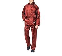 Result Herren Regenanzug bestehend aus Regenjacke und Regenhose, wasserdicht M,Rot