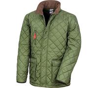 Result Herren Übergangsjacke Cheltenham Gold Jacket Grün Olive Green XL