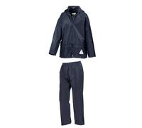Result - Junior Waterproof Jacket & Trouser Set Navy - Gr. - XL (11-12)
