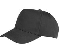 Result Kinder 5-Panel Kappe Klassische Cap RC084J black one size
