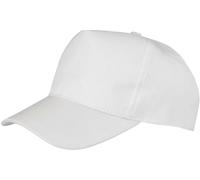 Result Kinder 5-Panel Kappe Klassische Cap RC084J white one size