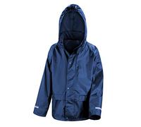 Result Kinder Regenjacke/Regenüberjacke (11-12 Jahre) (Marineblau)