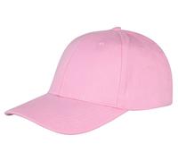 RESULT MEMPHIS BRUSHED COTTON LOW PROFILE CAP PINK