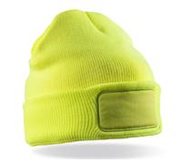 RESULT RECYCLED THINSULATE™ PRINTERS BEANIE FLUO YELLOW