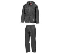 Result Regenanzug ( Jacke und Hose), absolut wasserdicht S,Black