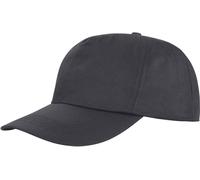 Result Headwear Kappe Houston 5-Panel – Stirnverstärkung ohne Mittelnaht – Schwarz – One Size
