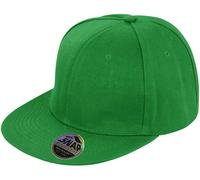 Result Headwear Bronx Original Flat Peak Snap Back Cap - Green - ONE SIZE