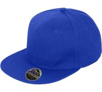 Result Headwear Bronx Original Flat Peak Snap Back Cap - Sapphire - OneSize
