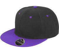 Result Headwear Bronx Original Flat Peak Dual Color - Black - ONE SIZE