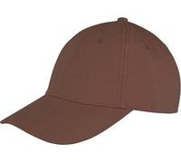 Result Headwear Memphis 6-Panel Low Profile Cap - Brown - ONE SIZE